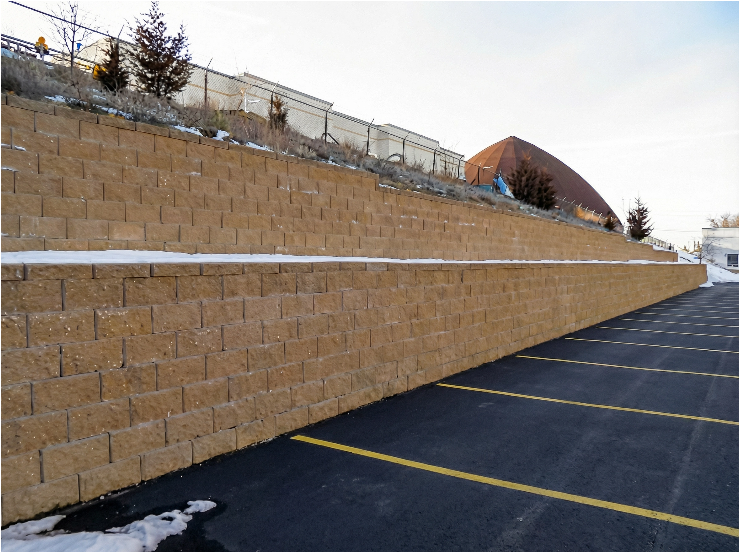 Commercial Block Wall