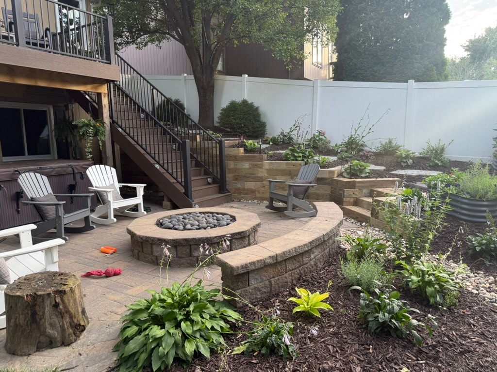 Patio with Fire Pit